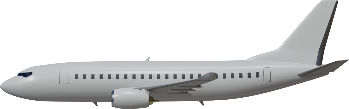 3D Airplanes Realistic Model